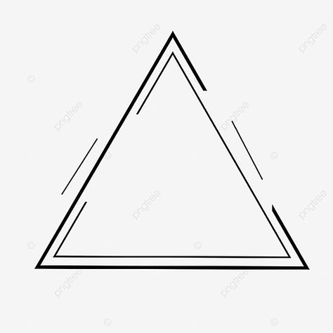 Triangle Line Art, Triangle Manifestation, Black Line Png, Concept Tattoo, Triangle Drawing, Line Png, Work Triangle, Portal Design, Triangle Tattoos