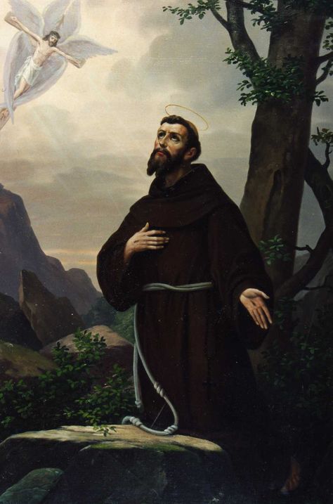 Saint Francis of Assisi | St. Francis of Assisi by Count Berthold von Imhoff Catholic Missal, St Francisco, St Francis Assisi, Famous Saints, Prayer Images, St Francis Of Assisi, Saint Francis, Baroque Art, Francis Of Assisi