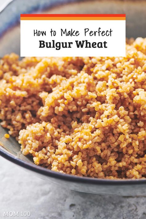 How to Cook Perfect Bulgur Wheat on the Stove / A staple in Middle Eastern and Mediterranean regions, bulgur wheat is a grain we should all get to know better. Here’s a good baseline recipe. Recipes With Bulgar Wheat, How To Cook Bulgur, Wheat Recipes Grains, How To Cook Bulgar Wheat, Bulgar Pilaf Recipe, Bulgar Recipes Dinner, Bulgar Recipes, Bulgur Wheat Recipes, Bulgur Pilaf