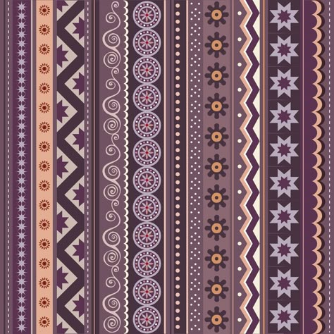 Ajrakh Border Design, Textile Digital Border Design, Digital Lace Border, Ajrakh Border, Pallu Designs, Ikat Border, Jewel Tones Palette, Geometric Borders, Best Love Pics