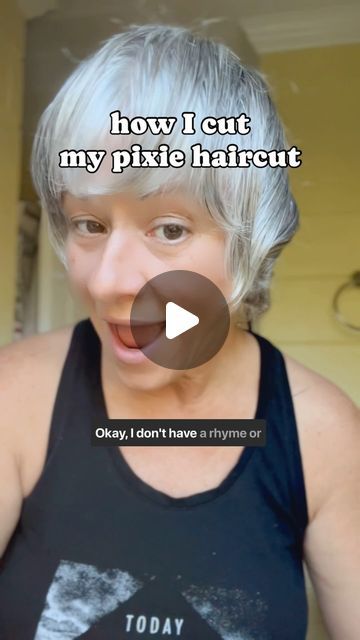 Pixie Haircut How To Cut, Layered Short Hair For Older Women, Diy Pixie Haircut How To At Home, Cut My Own Hair Short, How To Grow Out A Pixie Haircut, How To Cut Pixie Haircut Tutorial, How To Cut A Pixie Haircut Diy, "wixie" Haircut, Styling A Pixie Haircut Tutorial