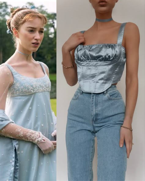 Daphne Bridgerton inspired outfit Bridgerton Inspired Outfits, Style Priorities, Bridgerton Outfits, Style Categories, Lydia Rose, Styling Hacks, Garden Party Dresses For Women, Bridgerton Inspired, Dresses For Women Over 50