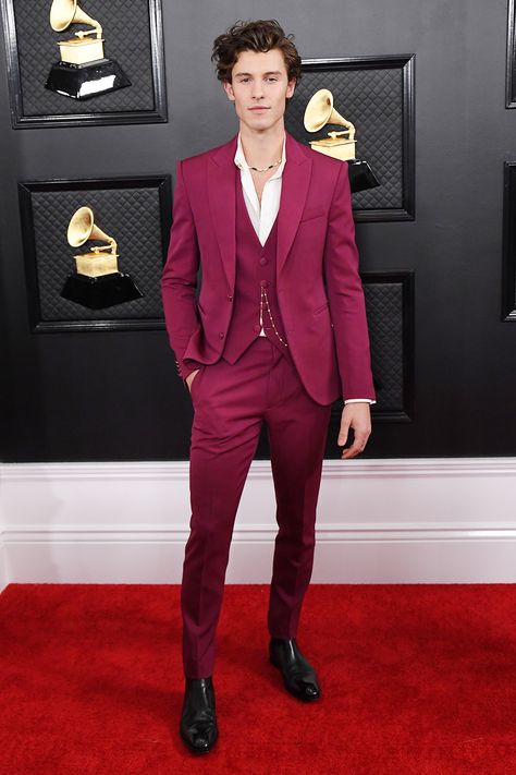 Shawn Mendes62nd Annual Grammy Awards, Arrivals, Los Angeles, USA - 26 Jan 2020 Men Anatomy, What Is Cocktail Attire, Grammy Awards 2020, Grammys 2020, Cocktail Attire Men, 26 Jan, Grammys Red Carpet, Thai Clothes, Designer Suits For Men