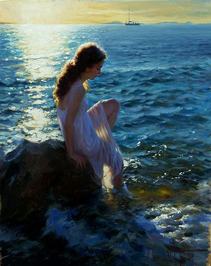 "Sunset at Ibiza", 81x65 cm, oil on canvas. Artist Vladimir Volegov Vladimir Volegov, Colorful Canvas Art, Oil Painting Lessons, Creation Photo, Canvas Art Projects, Easy Canvas Art, Textured Canvas Art, Small Canvas Art, Simple Acrylic Paintings