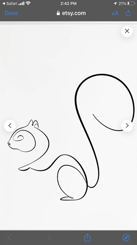 Tatoos Small Squirrel, Greek Laurel Wreath Tattoo, Single Line Animal Tattoo, Fine Line Squirrel Tattoo, Squirrel Line Art, Squirrel Tattoos, Chipmunk Tattoo, Squirrel Tattoo Design, Squirrel Tattoo Simple