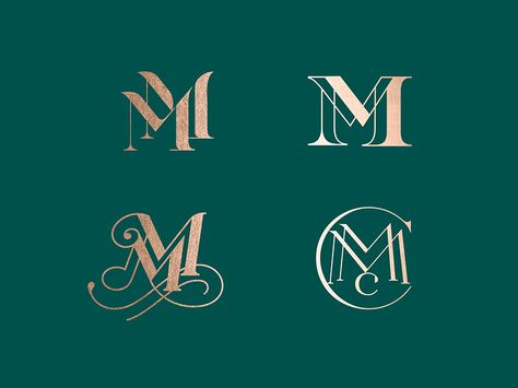 Option Monogram type custom branding typography symbol monogram mark logotype logo m letter M Letter Design, Mm Logo, Learning Logo, M And M, Idee Cricut, Text Logo Design, Logos Inspiration, Education Logo, Health Logo