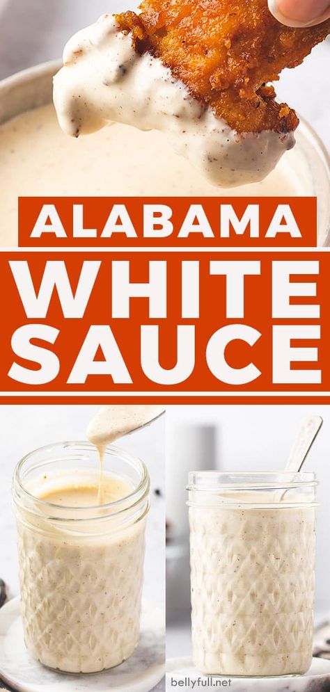 Alabama Sauce White, White Meatball Sauce, Celery Seed White Bbq Sauce, White Sauce Recipe For Chicken, White Burger Sauce, Chicken White Sauce Recipe, Sweet White Sauce Recipe, Copycat Newks White Bbq Sauce, White Sauce Bbq