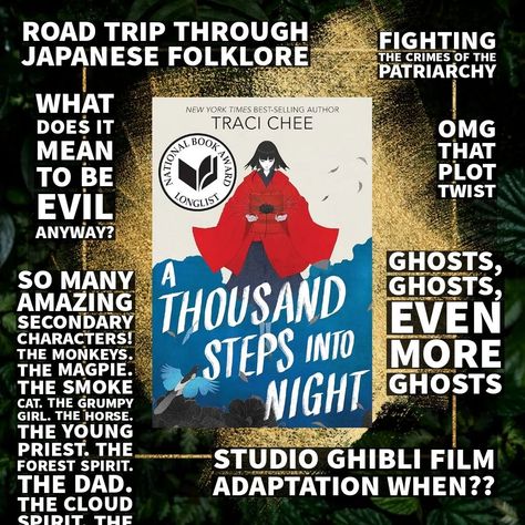 A Thousand Steps Into Night by @tracicheeauthor is my favorite read of 2024 so far, hands down. This YA fantasy follows a girl who's slowly into a demon—a curse she'd obviously like to break. But as she enters into the company of the spirit world and develops her own supernatural powers, everything becomes infinitely more complicated. I could not put this book down—or, rather, I made excuses to ignore my family and keep listening to the audiobook. I loved the world and all the characters we... A Thousand Steps Into Night, The Night She Dissapeared, Daughter Of A Thousand Faces Comic, A Thousand Heartbeats Book, A Coward Dies A Thousand Deaths, Supernatural Powers, Supernatural Power, Ya Fantasy, Japanese Folklore