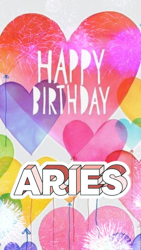 #ariesseason Happy Birthday Aries, Aries Season, Astrology, Happy Birthday, Birthday