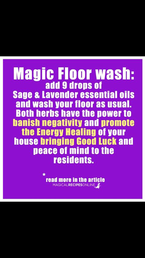 Magic Floor Wash Floor Wash Recipe, Astrology Magic, Magical Recipes, Happiness Spell, Potions Recipes, Essential Oils Guide, Easy Cleaning Hacks, Witch Diy, Wiccan Spell Book