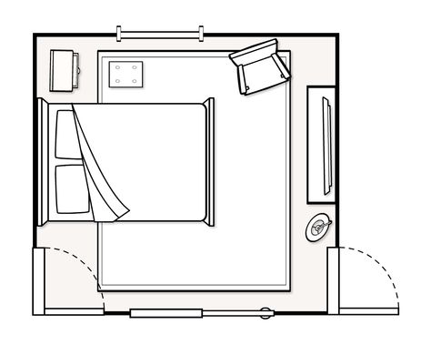 8x10 rug layout 8x10 Bedroom Layout, Rug Layout, Granny Suite, Small Room Layouts, Bedroom Layout Design, 2022 Bedroom, Arrange Furniture, Small Bedroom Layout, Bedroom Furniture Layout