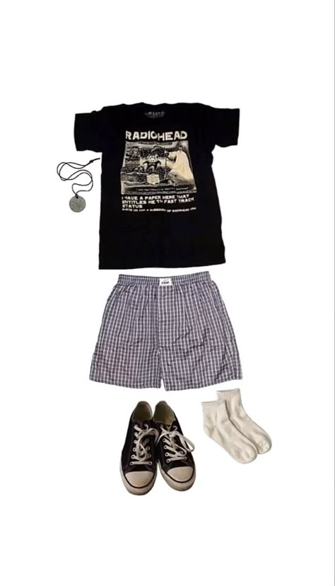 Radiohead Shirt Outfit, Radiohead Outfit, Outfits With Long Sleeve, Olive Shirt, Cute Comfy Outfits, Cool Fits, Swaggy Outfits, Dream Clothes, Spring Summer Outfits