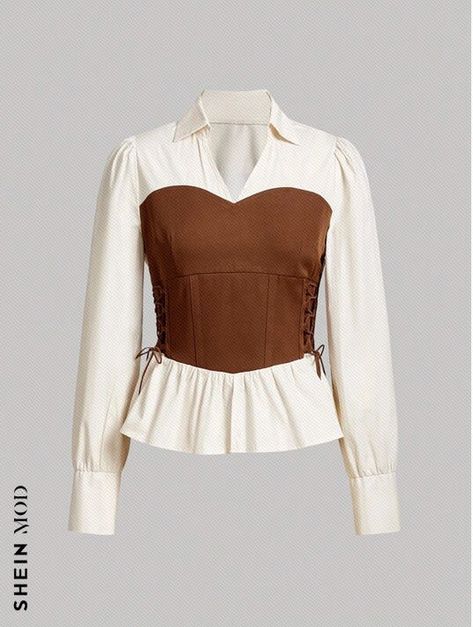 Ladies Tops Fashion Blouses Classy, Ladies Tops Fashion Blouses, Shirts Shein, Ladies Tops Blouses, Fashion Blouses, Fashion Capsule, Classy Casual Outfits, Easy Trendy Outfits, Classy Casual