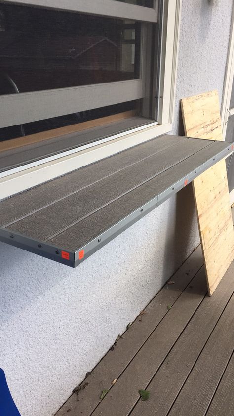 Building a murphy drop down bar under pass through window Deck Pass Through Window, Pass Through Bar, Camping Goals, Outdoor Bar Patio, Ikea Photo Frames, Outdoor Bar Ideas, Flooring On Walls, Pull Down Bar, Bar Window