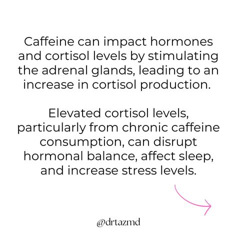 Caffeine can also affect women differently, affecting several key hormones needed for a stable mood, energy, and reproductive health. The source of your caffeine appears to also make a difference, especially for estrogen levels. For women, consumption of more than one cup each day of caffeinated soda or green tea was associated with higher estrogen levels. ☕️ Caffeine can also affect women differently, affecting several key hormones needed for a stable mood, energy, and reproductive heal... Estrogen Levels For Women, Cortisol Imbalance Supplements, How To Manage High Cortisol, Bioidentical Hormone Replacement, Women’s Hormonal Cycle, Women’s Hormone Cycle, Adrenal Glands, Hormone Balance, Cortisol Levels