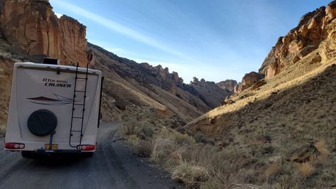 Visit Leslie Gulch in Oregon – 33andfree Leslie Gulch, Big Horn Sheep, Desert Hot Springs, Creek Bed, Gravel Road, Small Pools, Dry Creek, Beautiful Rocks, Take A Hike