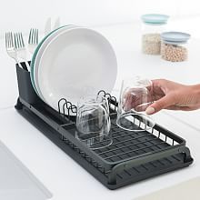 Food Storage Containers  Kitchen Counter Accessories | west elm Draining Board, Dish Drying Rack, Dish Drainers, Cutlery Holder, Dish Rack Drying, Plastic Trays, Dish Racks, Drip Tray, Dish Drying Mat