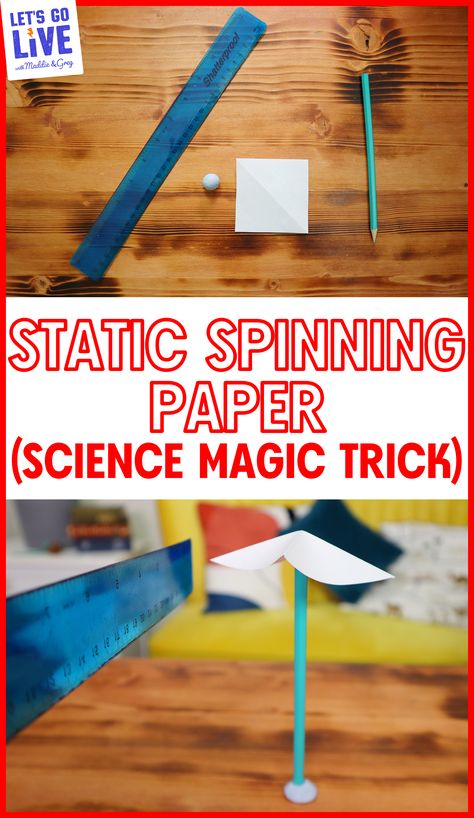 Electricity Preschool Activities, Stem Electricity Activities, Energy Science Experiments For Kids, Scientist Crafts For Kids, Superhero Science Activities, Magic Science Experiments, Magic Theme Classroom, Electricity Activities For Kids, Static Electricity Experiments For Kids