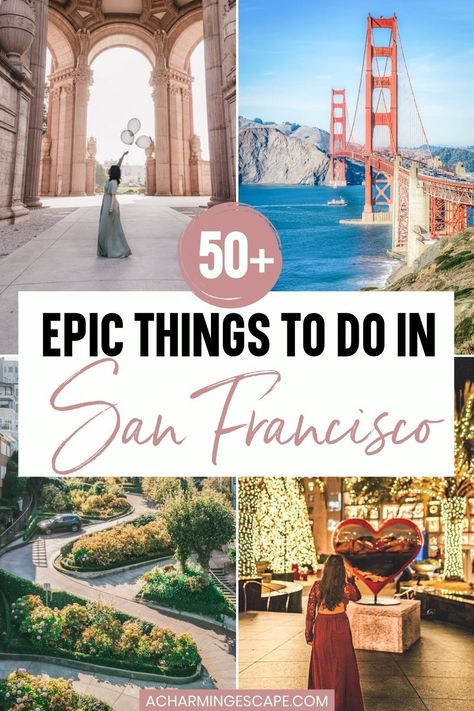 San Francisco Itinerary, Things To Do In California, San Francisco Vacation, San Francisco Travel Guide, To Do In San Francisco, California Travel Guide, Visit San Francisco, California Trip, San Francisco Travel