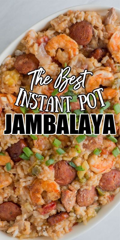 Fall Recipes Instant Pot, Jambalaya Recipe Instant Pot, Instant Pot Jambalaya, Creole Dishes, Recipe With Shrimp, Spicy Dinner, Jambalaya Recipe Easy, Chicken Instant Pot, Pot Recipes Healthy