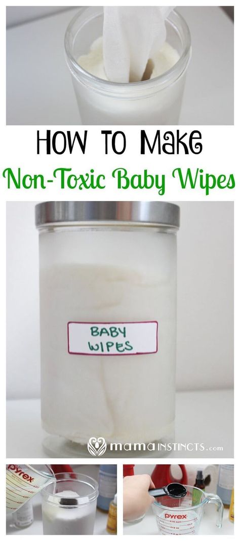 Learn how to make homemade non-toxic baby wipes in just a few minutes. Save money and stop worrying about toxic chemicals on your baby's skin. These homemade baby wipes are safe to use on any part of baby’s skin. They clean, heal and soothe baby's skin. Baby Wipes Recipe, Homemade Baby Wipes, Nontoxic Baby Products, Natural Baby Products, Crunchy Mom, Baby Nursery Diy, Crunchy Moms, Diy Bebe, Homemade Baby Foods