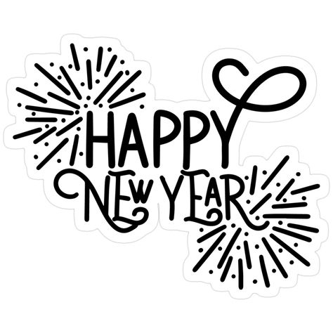 Decorate laptops, Hydro Flasks, cars and more with removable kiss-cut, vinyl decal stickers. Glossy, matte, and transparent options in various sizes. Super durable and water-resistant. Have a sparkling new year <3 Year 3, Happy New Year, Decorate Laptops, Vinyl Decal Stickers, Kiss Cut, Vinyl Decal, Kiss, Water Resistant, Vinyl