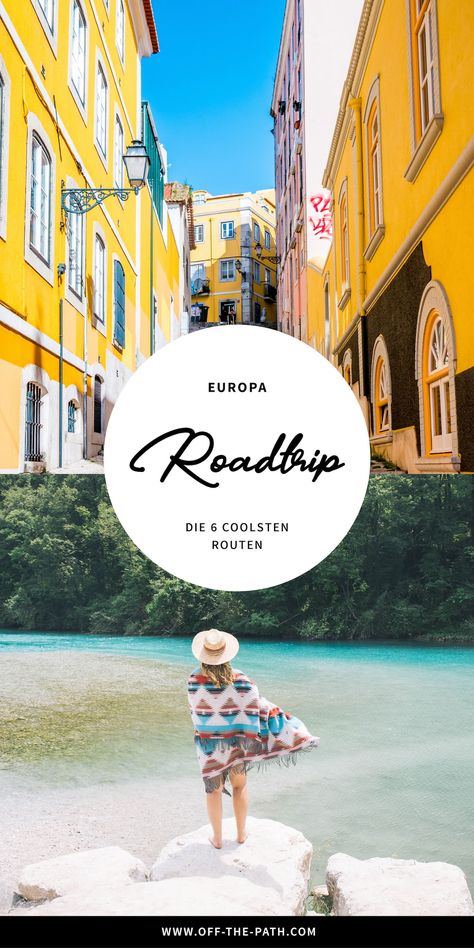 Entdecke die 6 coolsten Roadtrips durch Europa. Viele Reisetipps mit Streckenplanung und Ausflugszielen für dein perfektes Outdoor Abenteuer. Skandinavien Roadtrip I Griechenland Roadtrip I Österreich I Slowenien I Großbritannien Roadtrip I Cornwall I Südengland I Schottland I Spanien Roadtrip I Türkei I Roadtrip planen #offthepath #roadtrip #europa #skandinavien #schottland #reise2019 I Europa Reisen I Europa Roadtrip Roadtrip Europa, Van Life Blog, Route Map, Us Destinations, Bucket List Destinations, Europe Destinations, Algarve, Outdoor Travel, Outdoor Adventure