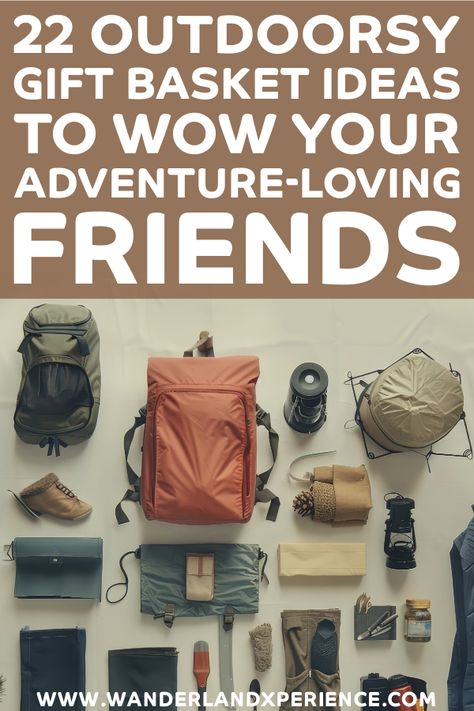 Searching for the perfect present for your nature-loving friend? Look no further! We've compiled 22 amazing outdoorsy gift basket ideas that will leave them grinning from ear to ear. Check it out now! Camping Gift Basket Ideas, Camping Gift Basket, Camping Gift Baskets, Camping Kettle, Outdoorsy Gifts, Solar Powered Lanterns, Down Sleeping Bag, Gift Ideas For Dad, Around The Campfire