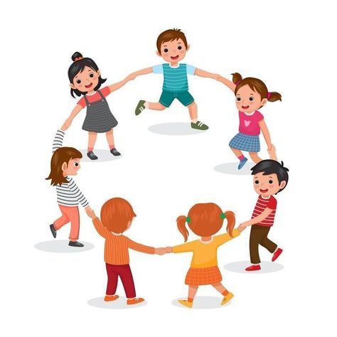 Dancing In Circle, Operation Christmas Child Boxes, Children Holding Hands, Girls Holding Hands, Kids Around The World, Child Smile, Kids Groups, Animal Crafts For Kids, Kids Clipart