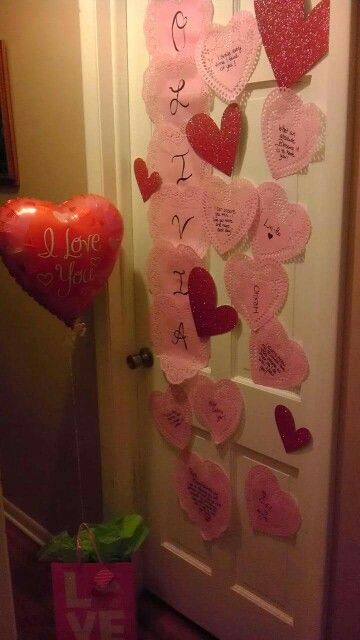 Valentine's Day door for daughter. Complete. Valentine’s Day Gift For Daughter, Valentines Gift For Daughter From Mom, Daughter Valentines Gift Ideas, Valentines Gift For Daughter, Valentines Day Gifts For Him Husband, Valentine Gift For Daughter, Valentines 2023, Valentines Bedroom, Valentine Gift For Dad