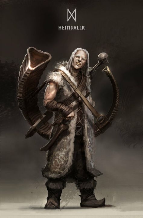 Viking Character, Norse Myth, Heroic Fantasy, Viking Art, Norse Vikings, Ancient Egyptian Art, Male Man, A God, Folk Song