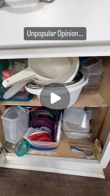 53K views · 2K likes | Audrey Barton/Organized Chaos on Instagram: "Cabinets that store Tupperware can get overwhelming fast #declutter #tips #organization #cleaning #cleaninghacks #minimalism #kitchen #food #storage #unpopularopinion #Opinion #mom #clean #mealprep" Snapware Storage Ideas, Storage Ideas For Tupperware, Kitchen Tupperware Storage, How To Store Tupperware And Lids, Tupperware Storage Organization, Organizing Tupperware Cabinet, Organize Tupperware Cabinet, Reusable Bag Storage Ideas, Candle Storage Ideas