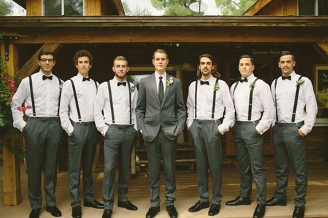 Forest Green Groomsmen Attire, Rustic Groomsmen, Rustic Groomsmen Attire, Vintage Wedding Suits, Wedding Groomsmen Attire, Wedding Forest, Groomsmen Grey, Grey Suit Wedding, Rustic Dresses