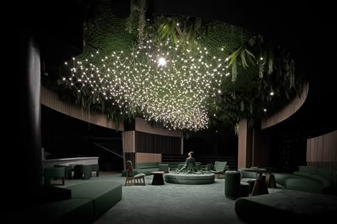 Hidden Forest｜PONE on Behance Small Office Design Interior, Hidden Forest, Sales Gallery, Art Activities For Toddlers, Lobby Lounge, Architecture Awards, Commercial Space, Restaurant Interior, Office Interior Design