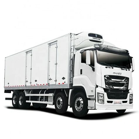 8×4 ISUZU GIGA 30 ton Thermo King refrigerator freezer trucks from japan Fuel Truck, Thermal Curtains, Insulation Materials, Container Size, Garbage Truck, Stainless Steel Doors, Heavy Truck, New Trucks, Refrigerator Freezer