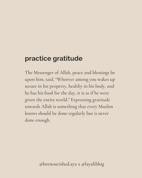 Gratitude Quotes Islam, Islamic Gratitude Quotes, Gratitude In Islam, Gratitude Islam, Lifestyle Routine, Grateful Quotes, Short Islamic Quotes, Muslim Lifestyle, Islamic Reminders