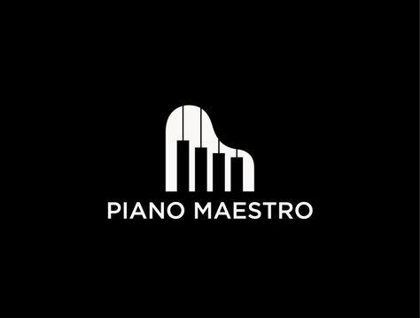 Musical Logo Design, Piano Logo, Musical Logo, Lounge Logo, Music Logo Design, Dj Logo, Logo Design Set, Tv Design, Logo Design Art