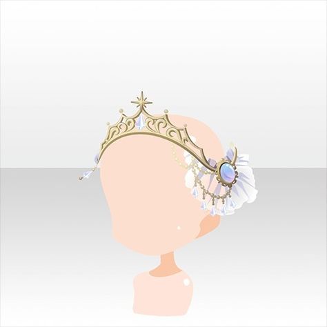 Crown Drawing, Object Drawing, Overlays Picsart, Anime Accessories, Kawaii Accessories, Cocoppa Play, Creating Characters, Anime Hair, Fashion Design Drawings