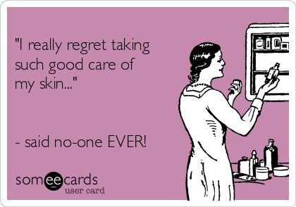 Quality skin care = simple skin care and no regrets. http://www.bona-fide-skincare.com Skincare Quotes Funny, Esthetics Quotes, Taking Care Of Your Skin Quotes, Esthetics Instagram, Skincare Humor, Funny Facial Memes, Witch Hazel Acne, Skincare Memes Hilarious, Esthetician Memes Funny Skin Care