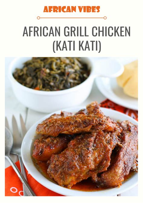 African Grill Chicken (kati kati) – grilled chicken, then sautéed to perfect with the right blend of spices to give you a lip-smacking chicken dish! #AfricanRecipe #Recipe #ChickenRecipe #Katikati African Vibes, Grill Chicken, Asian Recipe, Happy Cooking, African Recipes, Cooking Club, Chicken Dish, Happy Foods, Easy Food