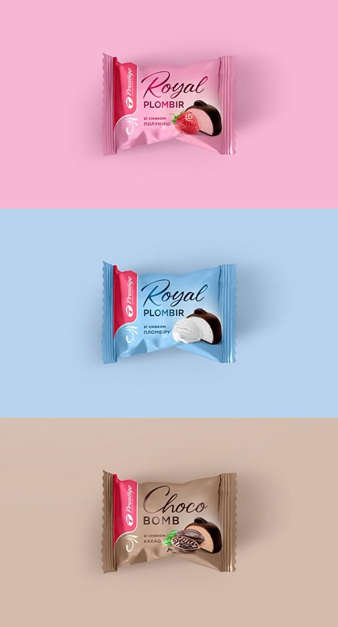 Packaging desing for candy Chocolate Candy Packaging, Candy Design Packaging, Candy Packaging Design, Amazon Aesthetic, Chocolate Ice Cream Cake, Glass Shelves Decor, Candy Pillows, Food Mockup, Ice Candy