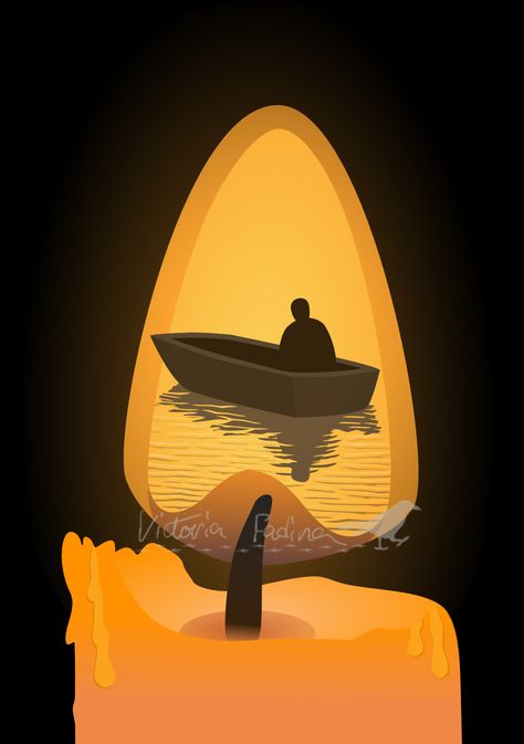 When you need some light to see your dreams  #illustration #light #hope #candleillustration #candle #composition #vectorillustration #boatillustration #graphicdesing #candlelight #digitalillustration #depressionart #art Daylight Illustration, Light In Darkness Illustration, Darkness And Light Illustration, Candlelight Illustration, Candle Graphic Design Illustration, Candle Light Illustration, Candle Path, Hand Holding Candle, Light Coming Through Window Illustration