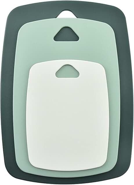 Amazon.com: Household Essentials Plastic Chopping Board, Marble Pattern Design, Kitchen Green, Chopping Board Set, Space Saving Kitchen, Gifts For Aunt, Specialty Knives, Chopping Boards, Kitchen Sets