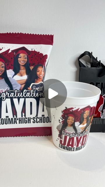 Keysha | Custom Paper Goods & Party Favors | Digital Products on Instagram: "Don’t settle for just chip bags, water labels and hershey bars for your graduation celebration.   Elevate your event with personalized cups and gift bags from K Custom Party Favors.   Then add some extra fun with custom chip bags and other party favors to help you take your party to the next level! 🎉🎓✨   #GraduationParty #PersonalizedPartyFavors #CustomCups #GiftBags #PartyDecor #CelebrateInStyle #Graduation2021 #PartyIdeas #PartyInspo #PartyTime #ElevateYourEvent #CustomizeIt #DIYParty #PartyPlanning #PartyFavors #PartyFun #YourBowm #KCustomDesigns #custompartydecorations #custompartyfavors #partyfavors #customgiftbags #personalizedgiftbags #personalizedstadiumcups #customstadiumcups #kcustomdesigns #batonrouge Graduation Chip Bag Ideas, Graduation Chip Bags, Custom Party Cups, Custom Chip Bags, Grad Party Decorations, Custom Gift Bags, Graduation Party Favors, Custom Party Favors, Hershey Bar