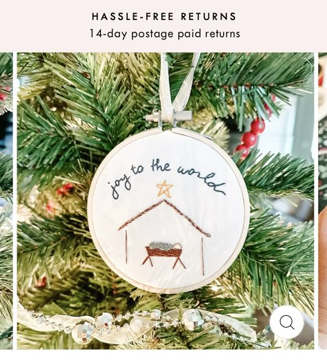 Christmas Embroidery Patterns Free, Christmas Ornament Embroidery, Diy Embroidery Art, Embroidery Christmas Ornaments, Embroidered Christmas Ornaments, Beautiful Christmas Ornaments, Ornament Embroidery, Embroidery Ornaments, Are You Experienced