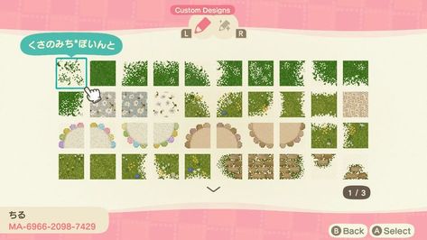 Acnh Orange Path, Acnh Dirt Path Design Grid, Grass Pattern Acnh, Acnh Dirt Path Pattern, Flower Path Anch, Acnh Dirt Path Pattern Grid, Cat Island, Path Design, New Animal Crossing