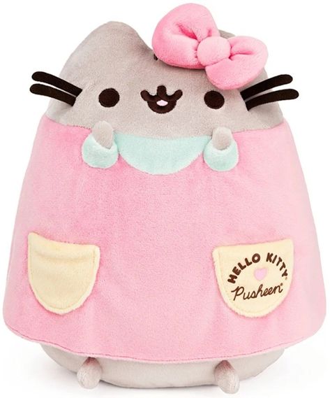 Pusheen Costume, Pusheen Stuffed Animal, Hello Kitty X Pusheen, Hello Kitty Costume, Pusheen Shop, Pusheen Plush, Hello Kitty Bow, Hello Kitty Dress, Charmmy Kitty