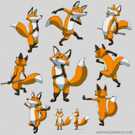 ArtStation - Character Design explorations 1, Mathias Zamęcki Fox Character Illustration, 9 Tailed Fox Art, White Fox Art, Fox Cartoon Character, Fox Illustration Drawing, Fox Character Design, Cartoon Fox Drawing, Weather Doodles, 9 Tailed Fox