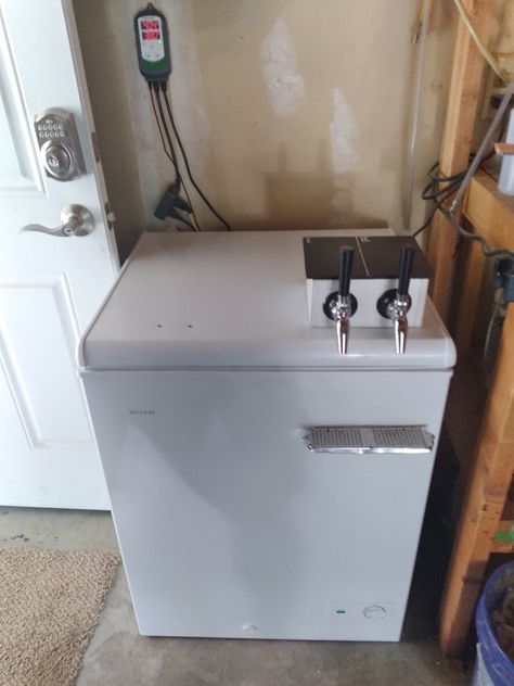 (15) Show us your Kegerator | Page 183 | Homebrew Talk - Beer, Wine, Mead, & Cider Brewing Discussion Forum Keg Tap, Tap Handles, Best Beer, Mead, Home Brewing, Show Us, Cider, First Time, Beer