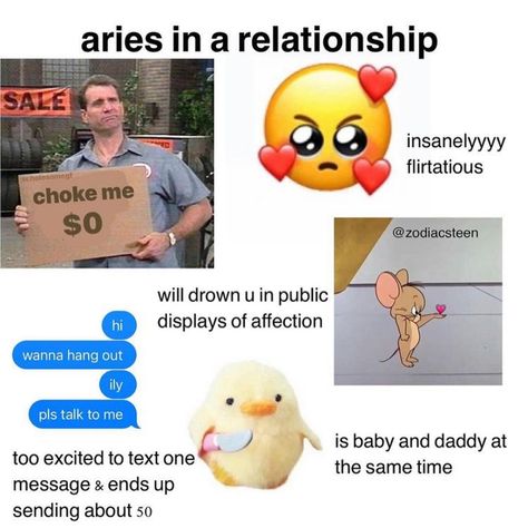 Astrology Memes (@thezodiacpack) posted on Instagram: “True or very true? 😋 *This is part 1 of 2 - see @thezodiacpack for the rest of the signs* . . . . . . . . @zodiacsteen . . . . . . .…” • Mar 3, 2021 at 10:45pm UTC Aries X Aries Relationship, Aries Relationship, Jupiter Sign, Saturn Sign, Love My Parents Quotes, Aries Aesthetic, Aries Traits, Aries Baby, Aries Facts